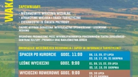 Harmonogram wakacyjnych wycieczek po Polanicy i okolicach! Kliknięcie w obrazek spowoduje wyświetlenie jego powiększenia